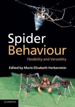 portada Spider Behaviour: Flexibility and Versatility (en Inglés)