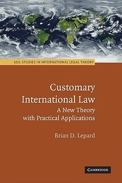 portada Customary International Law: A new Theory With Practical Applications (Asil Studies in International Legal Theory) (en Inglés)