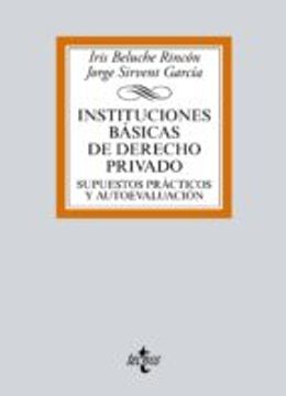 portada Instituciones Básicas de Derecho Privado: Supuestos Prácticos y Autoevaluación