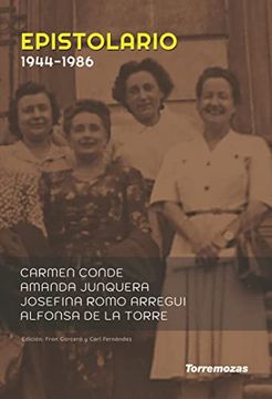 portada Epistolario Carmen Conde, Josefina Romo, Alfonsa de la Torre y Amanda Junquera (1944-1986)