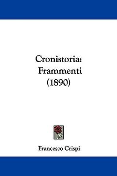 portada cronistoria: frammenti (1890)