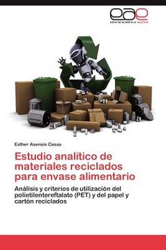 portada estudio anal tico de materiales reciclados para envase alimentario (in English)