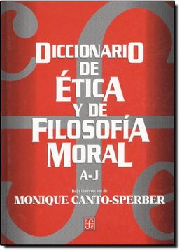 portada Diccionario de Ética y de Filosofía Moral. Tomo i. A-j