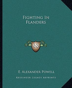 portada fighting in flanders (en Inglés)