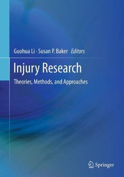 portada Injury Research: Theories, Methods, and Approaches