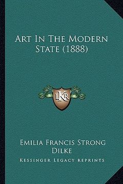 portada art in the modern state (1888) (en Inglés)
