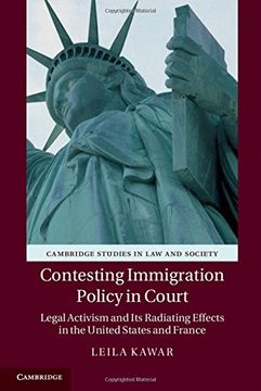 portada Contesting Immigration Policy in Court (Cambridge Studies in law and Society) (en Inglés)