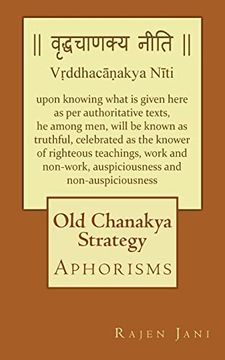 portada Old Chanakya Strategy: Aphorisms (en Inglés)