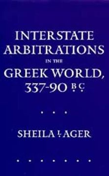 portada Interstate Arbitrations in the Greek World, 337-90 bc (en Inglés)
