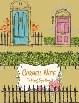 portada Cornell Note Taking System: Flowers house, Note Taking Notebook, For Students, Writers, school supplies list, Notebook 8.5 x 11- 120 Pages (in English)