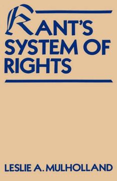 portada Kant's System of Rights (in English)