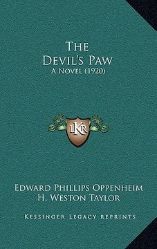 portada the devil's paw: a novel (1920)