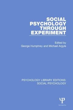portada Social Psychology Through Experiment (en Inglés)