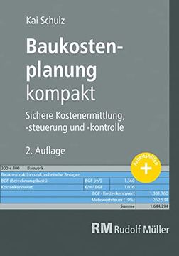 portada Baukostenplanung Kompakt Sichere Kostenermittlung, Steuerung und Kontrolle (en Alemán)