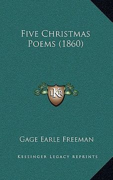 portada five christmas poems (1860)