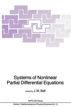 portada Systems of Nonlinear Partial Differential Equations (en Inglés)