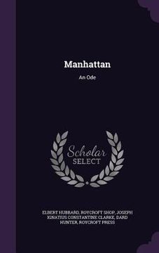 portada Manhattan: An Ode (en Inglés)