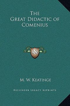 portada the great didactic of comenius (en Inglés)