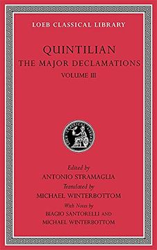 portada The Major Declamations, Volume Iii: 3 (Loeb Classical Library) (in English)