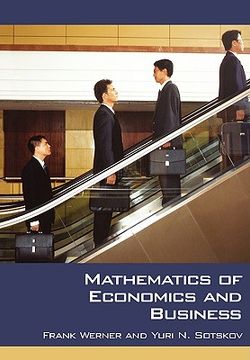 portada mathematics of economics and business (en Inglés)