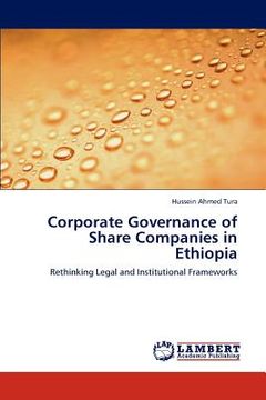 portada corporate governance of share companies in ethiopia (en Inglés)