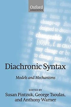 portada Diachronic Syntax: Models and Mechanisms (Oxford Linguistics) (in English)