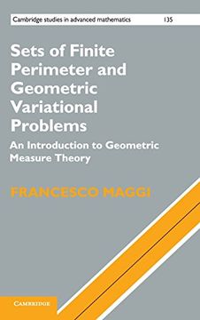 portada Sets of Finite Perimeter and Geometric Variational Problems Hardback (Cambridge Studies in Advanced Mathematics) (en Inglés)