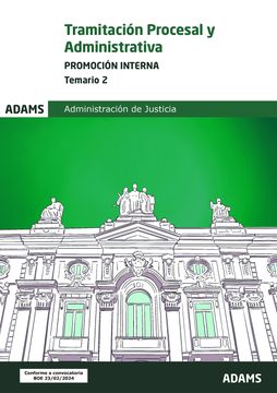 portada Tramitacion Procesal y Administrativa. Promocion Interna Temario 2