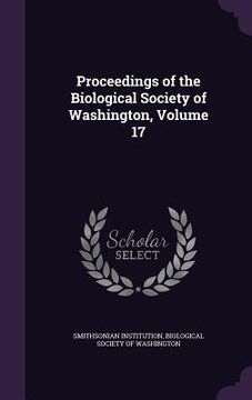 portada Proceedings of the Biological Society of Washington, Volume 17