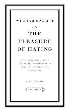 portada On the Pleasure of Hating 
