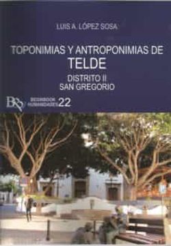 portada Toponimias y Antroponimias de Telde