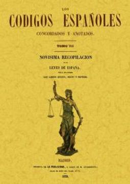 portada Los códigos españoles concordados y anotados (12 Tomos): Los códigos españoles concordados y anotados. Tomo 8