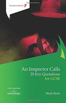 portada An Inspector Calls: 25 key Quotations for Gcse (Firestone Books' key Quotations Series) (en Inglés)