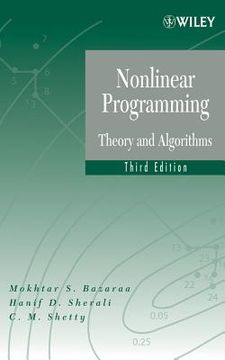 portada Nonlinear Programming: Theory and Algorithms (Set) (en Inglés)