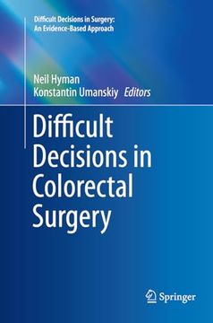 portada Difficult Decisions in Colorectal Surgery (en Inglés)