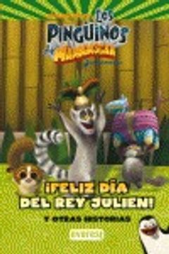 pingüinos de madagascar. feliz día del rey julien