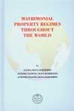portada Matrimonial Property Regimes Throughout the World (in English)