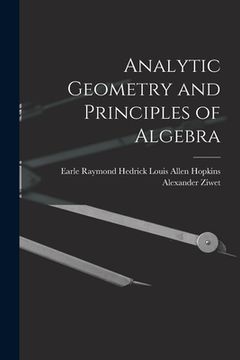 portada Analytic Geometry and Principles of Algebra (en Inglés)