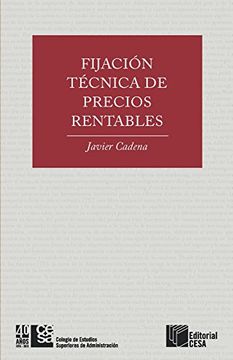 portada Fijación técnica de precios rentables (Spanish Edition)