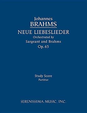 portada Neue Liebeslieder, Op.65: Study score