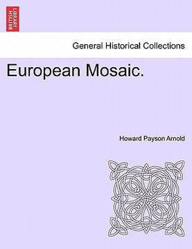 portada european mosaic. (in English)