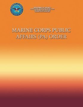 portada Marine Corps Public Affairs (PA) Order (en Inglés)