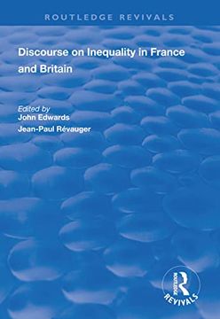 portada Discourse on Inequality in France and Britain (en Inglés)