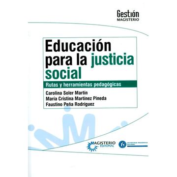 portada educación para la justicia social. rutas y herramientas pedagógicas (in Spanish)