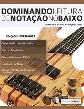 portada Dominando Leitura de Notação no Baixo: Edição em Português (en Portugués)