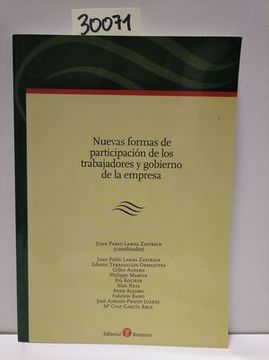 portada Nuevas Formas de Participacion de los Trabajadores y Gobierno de la Empresa