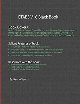 portada Etabs v18 Black Book (en Inglés)