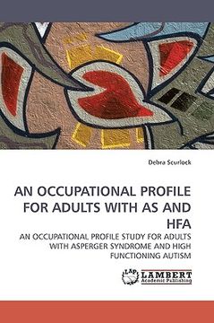 portada an occupational profile for adults with as and hfa (en Inglés)