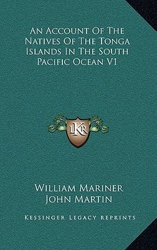portada an account of the natives of the tonga islands in the south pacific ocean v1