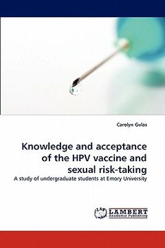 portada knowledge and acceptance of the hpv vaccine and sexual risk-taking (en Inglés)